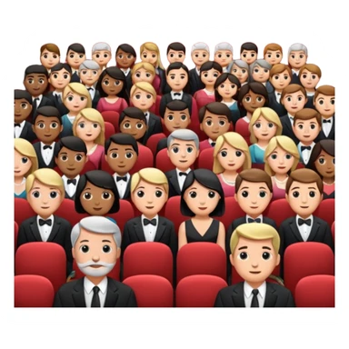 Audience small sticker