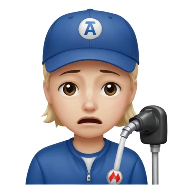 crying at the gas pump sticker