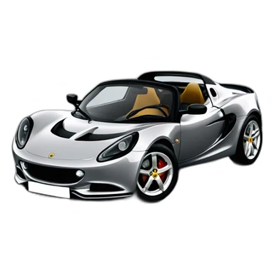 Lotus Elise s1 grey sticker