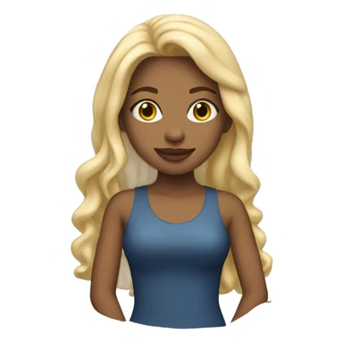 Blonde girl in New York City  sticker