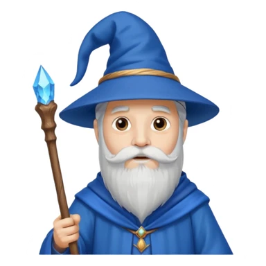 Merlin the wizard sticker