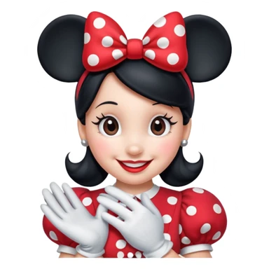 minnie mouse emoji sticker