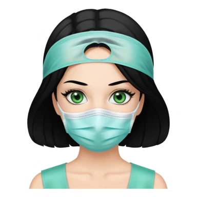 black haired green eyes aesthetic surgical plump lips  that makes her hair look behind nicole peltz at wedding sticker