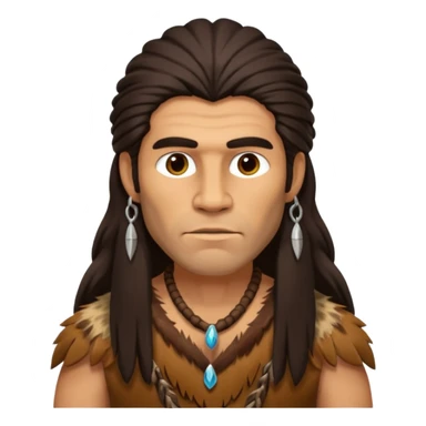 Cro-Magnon early human man sticker