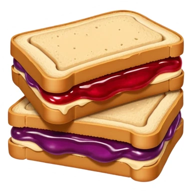 peanut butter jelly sandwich sticker