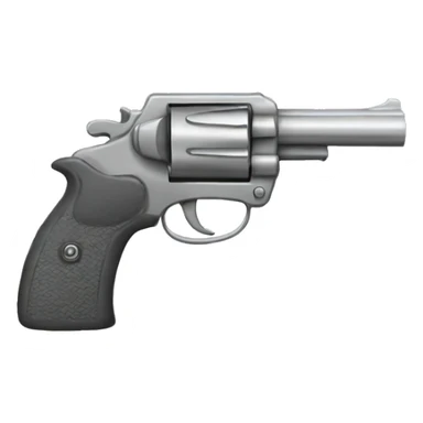 pistol with grey bow wrapped around handle sticker