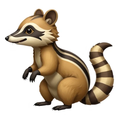 Tanuki-Anteater-Civet-Numbat-hybrid (full body) sticker