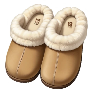 UGG FLUFFY house slippers sticker