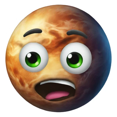 A planet gone mad sticker