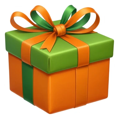 liste pour le pere noel orange et verte sticker