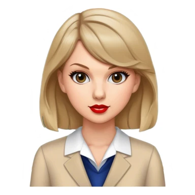Taylor Swift as a Teacher in class sticker