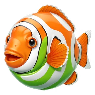 Ball of Goos with Clownfish  sticker