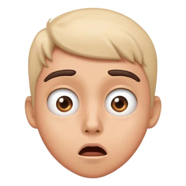 surprised and confused a mix of 🤨😟 sticker