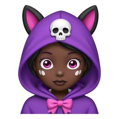 Exact kuromi emoji 100% accurate  sticker