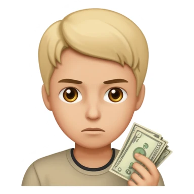 pessoa pensamento de money sticker