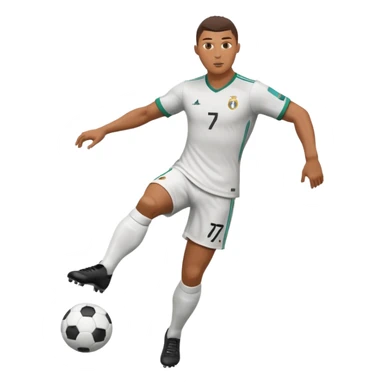 Ronaldo scoring from a free kick 
 sticker