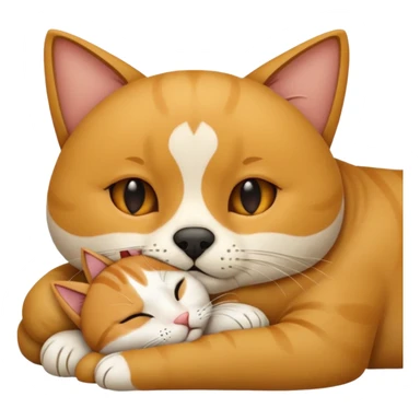 deux animaux qui dorment tout content sticker