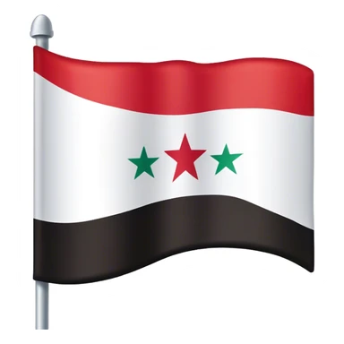 New flag of Syria  sticker