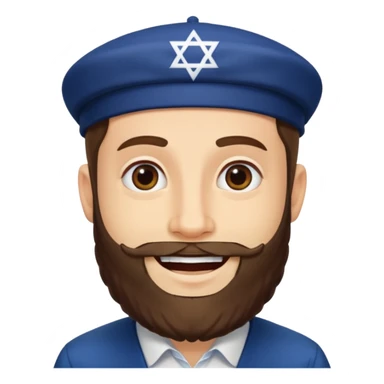 Stereotypical Jewish man sticker