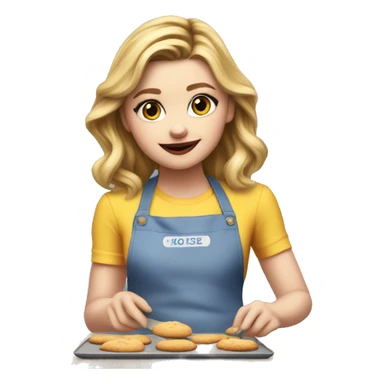 Chloe grace moretz baking cookies sticker