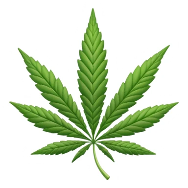 white marijuana icon sticker