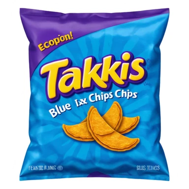 takis blue chips bag
 sticker