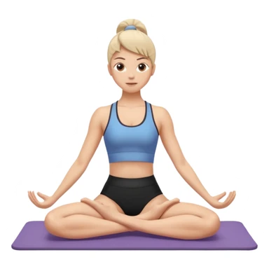 Mat pilates teaser sticker