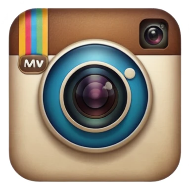 Yıldız şeklinde instagram mavi tikki sticker