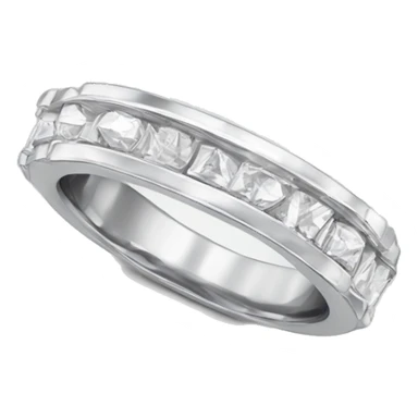 marquis diamond silver band sticker