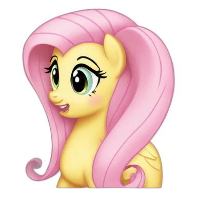 Fluttershy from her side sticker