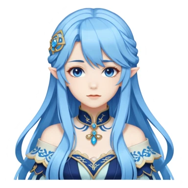 Furina from Genshin Impact sticker