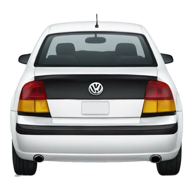 white VW Jetta sticker