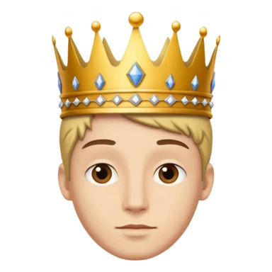 ein einwohner im still der königs zeiten sticker