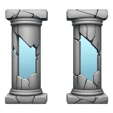 Broken Pillars  sticker