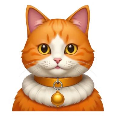 Cat with bell collar sticker