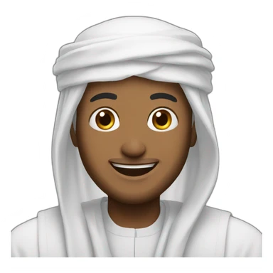 muslim men happy sticker