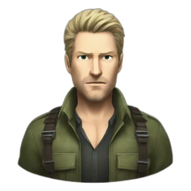 Resident Evil 6 Piers sticker