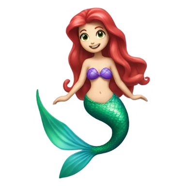 ariel the little mermaid sticker