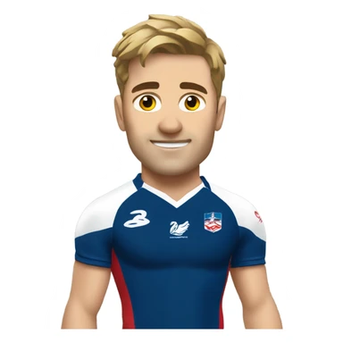 Antoine Dupont rugby sticker