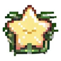 A shining star, gratitude sticker
