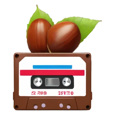 Chestnut Next to a cassette sticker