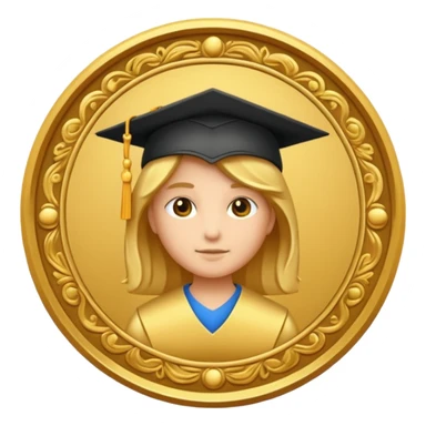 academic schoolarship sticker