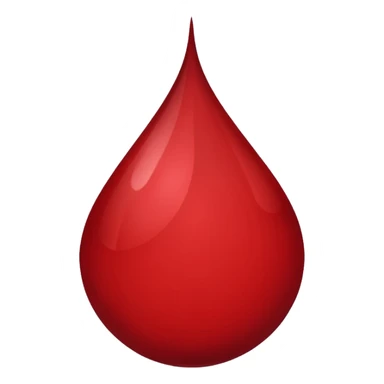 RED BLOOD SINGLE DROP sticker