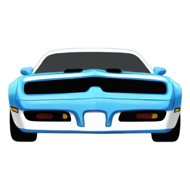 Blue trans am sticker