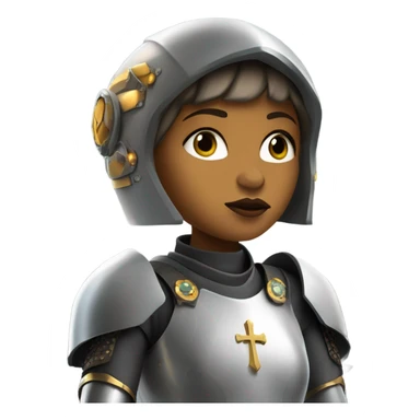 joan of arc in her room 23st century sticker