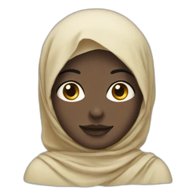 ChatGPT with Arabic headscarf sticker