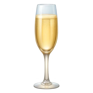 champagne glass tower sticker