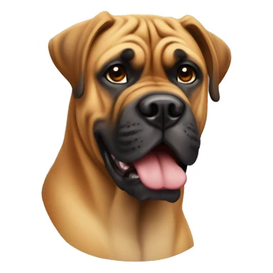 Bullmastiff dog sticker