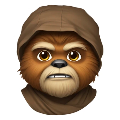 Ewok from star wars  sticker