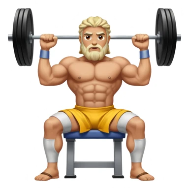 Zeus bench press sticker